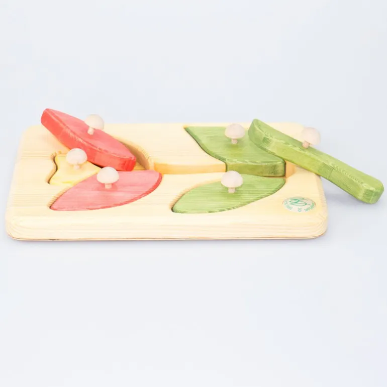 Holzpuzzle Blume
