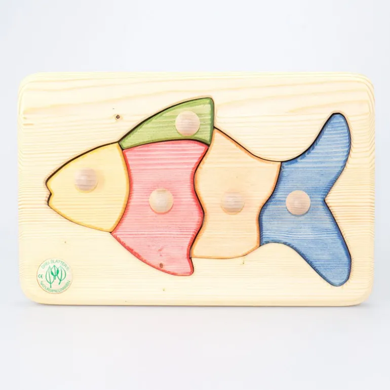 Holzpuzzle Fisch