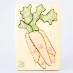 Holzpuzzle Karotten