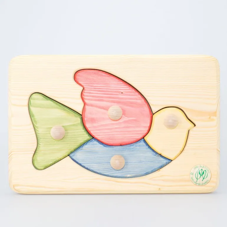 Holzpuzzle Vogel
