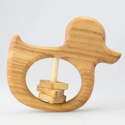 Holzrassel Ente