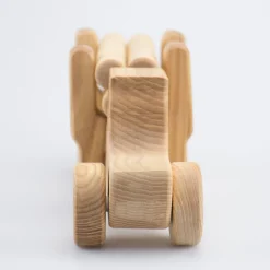 Holztraktor mit Holzstämmen