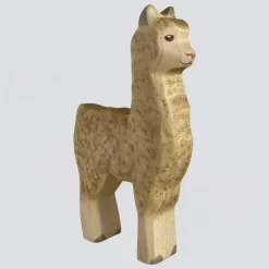 Holzwald Holzfigur Alpaka