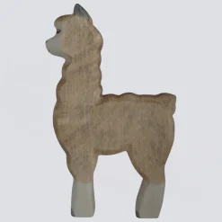 Holzwald Holzfigur Alpaka