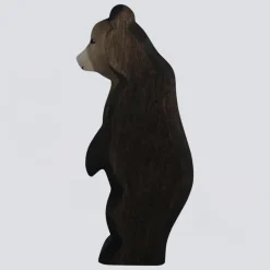 Holzwald Holzfigur Bär klein