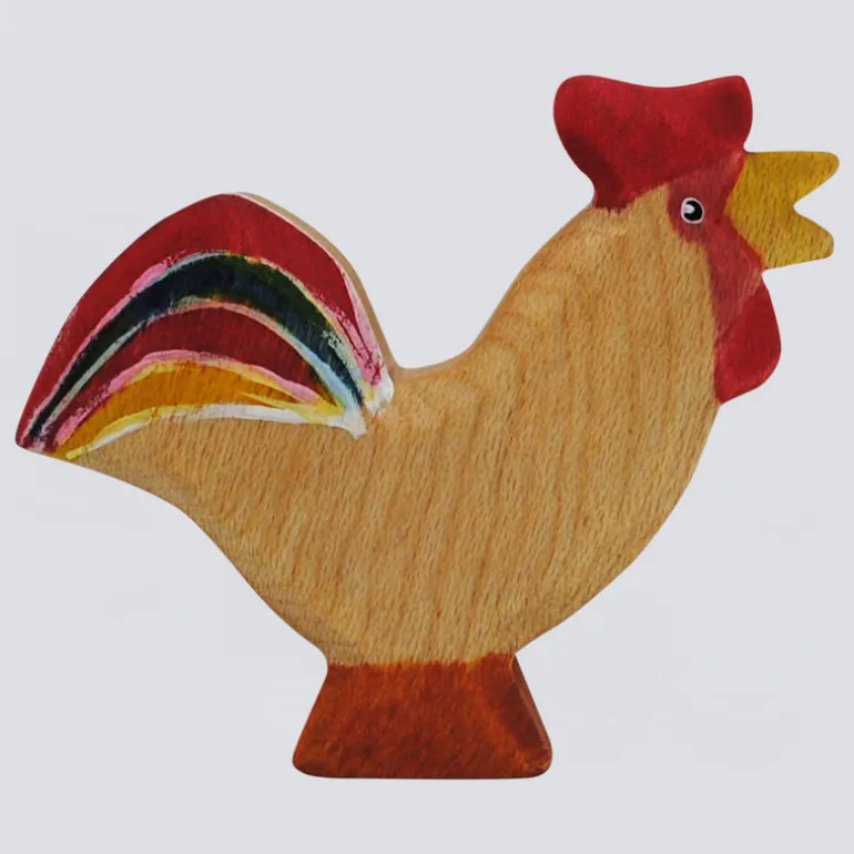 Holzwald Holzfigur Bremer Hahn