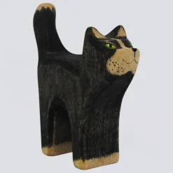 Holzwald Holzfigur Bremer Katze