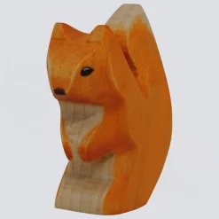 Holzwald Holzfigur Eichhörnchen klein