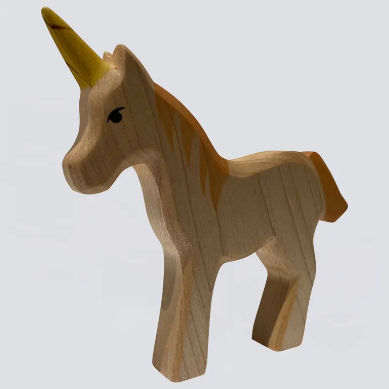 Holzwald Holzfigur Einhorn