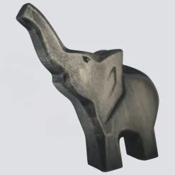 Holzwald Holzfigur Elefant klein