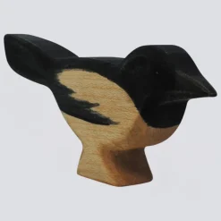 Holzwald Holzfigur Elster
