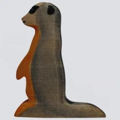 Holzwald Holzfigur Erdmännchen
