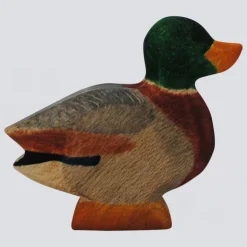 Holzwald Holzfigur Erpel