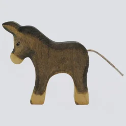 Holzwald Holzfigur Esel klein