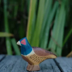 Holzwald Holzfigur Fasan