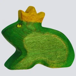 Holzwald Holzfigur Froschkönig
