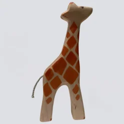 Holzwald Holzfigur Giraffe klein
