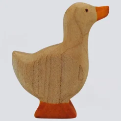 Holzwald Holzfigur Gänseküken