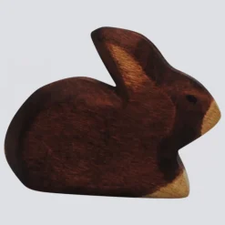 Holzwald Holzfigur Hase klein