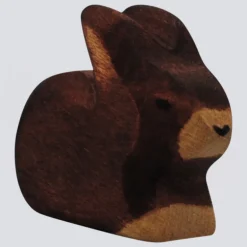 Holzwald Holzfigur Hase klein
