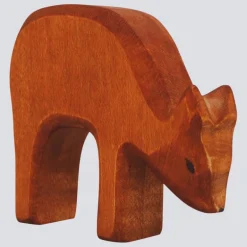 Holzwald Holzfigur Hirschkuh