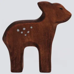 Holzwald Holzfigur Hirschkalb