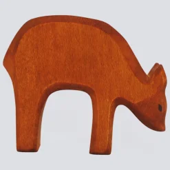 Holzwald Holzfigur Hirschkuh