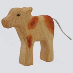 Holzwald Holzfigur Kalb