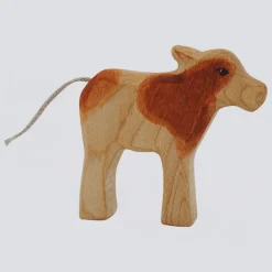 Holzwald Holzfigur Kalb