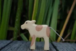 Holzwald Holzfigur Kalb