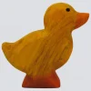 Holzwald Holzfigur Küken hell