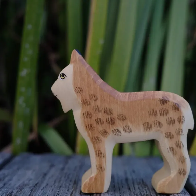 Holzwald Holzfigur Luchs