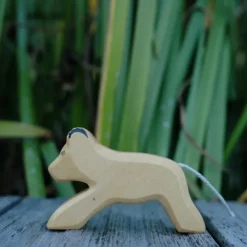 Holzwald Holzfigur Löwe klein