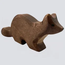 Holzwald Holzfigur Marder