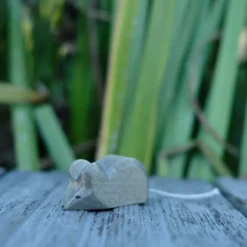 Holzwald Holzfigur Maus