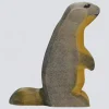 Holzwald Holzfigur Murmeltier