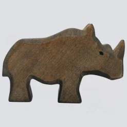 Holzwald Holzfigur Nashorn