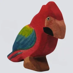 Holzwald Holzfigur Papagei