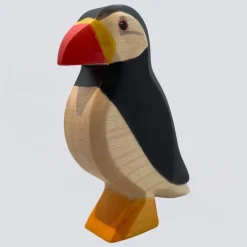 Holzwald Holzfigur Papageientaucher