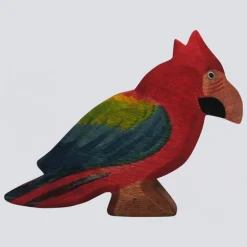 Holzwald Holzfigur Papagei