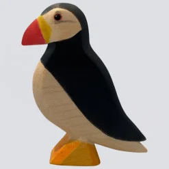 Holzwald Holzfigur Papageientaucher