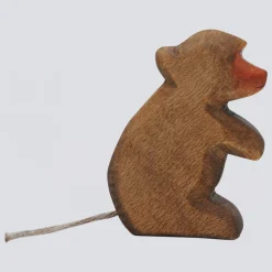 Holzwald Holzfigur Pavian