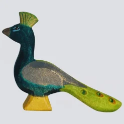Holzwald Holzfigur Pfau