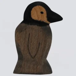 Holzwald Holzfigur Pinguin klein