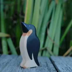 Holzwald Holzfigur Pinguin