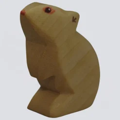 Holzwald Holzfigur Ratte
