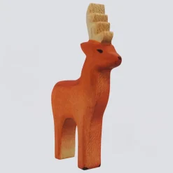 Holzwald Holzfigur Rehbock