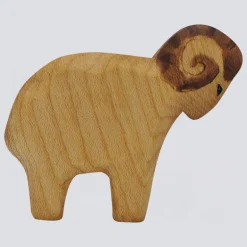 Holzwald Holzfigur Schafbock