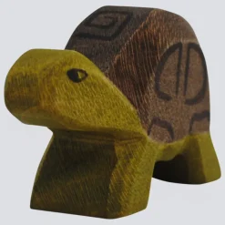 Holzwald Holzfigur Schildkröte klein