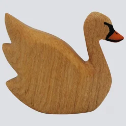 Holzwald Holzfigur Schwan